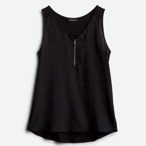 Shawnece Mixed Material Scallop Detail Blouse